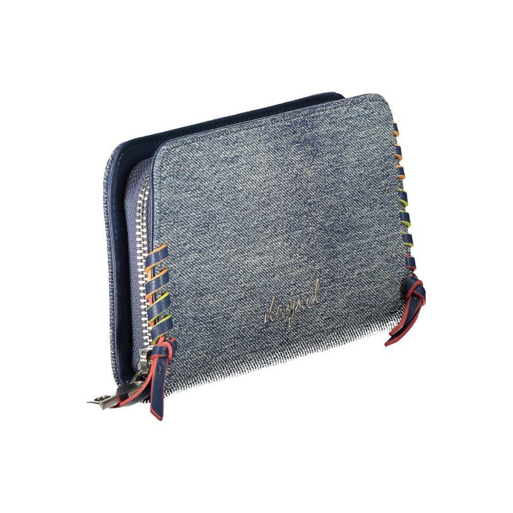 Desigual Azzurro Cotton Women Wallet
