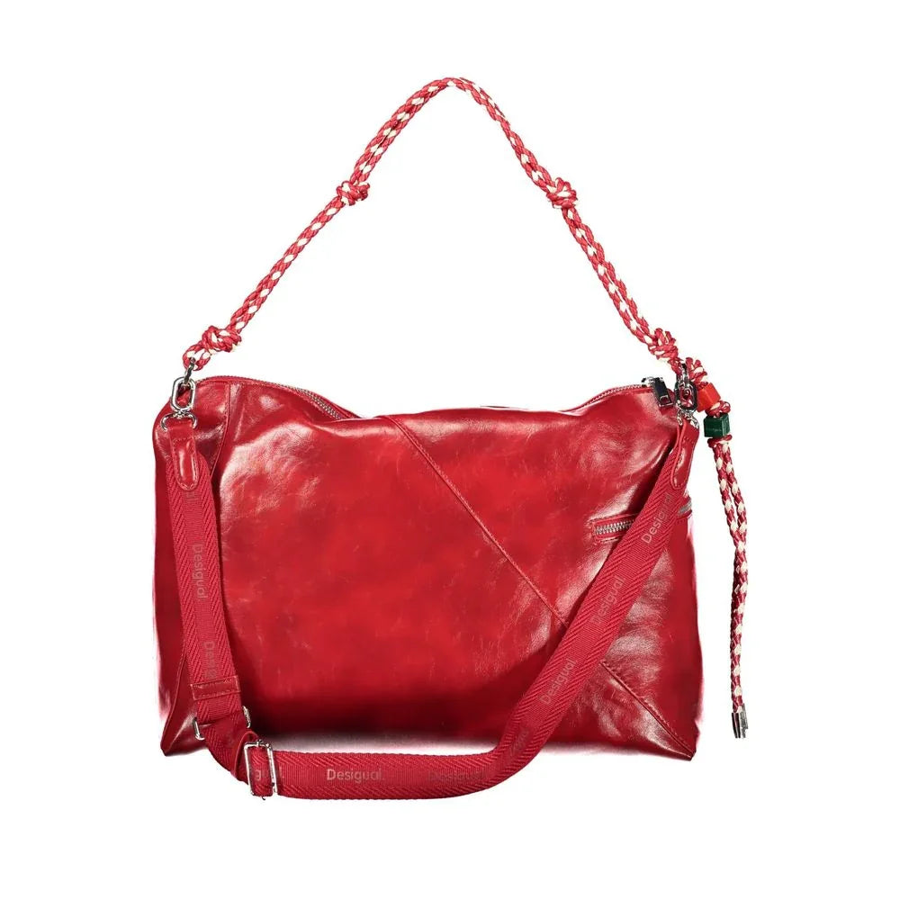 Desigual Red Polyurethane Women Handbag - Zeiniez