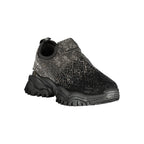 Laura Biagiotti Black Polyurethane Women Sneaker