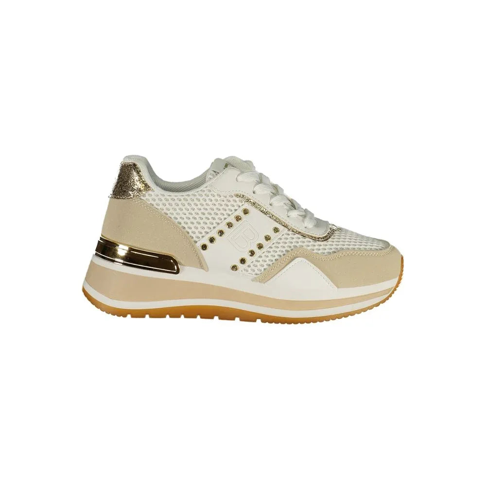 Laura Biagiotti Bianco Polyurethane Women Sneaker - Zeiniez