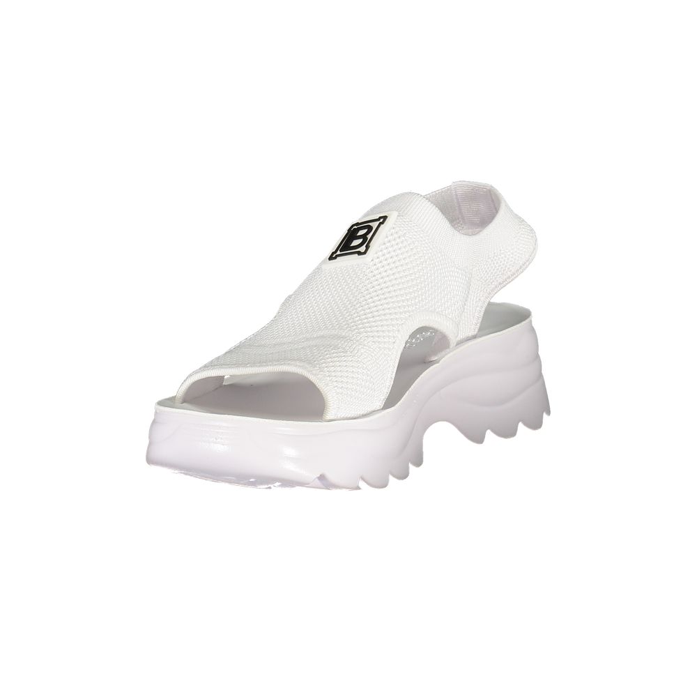 Laura Biagiotti Bianco Polyurethane Women Sandal