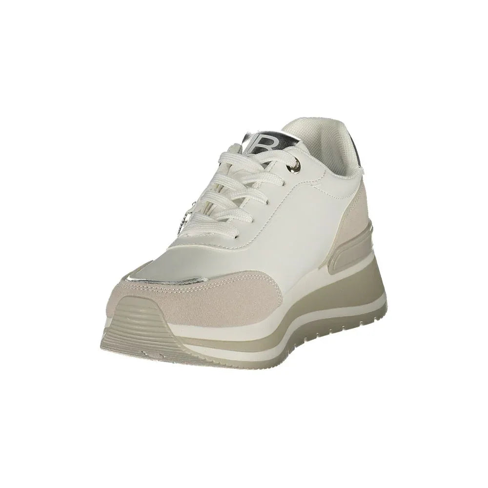 Laura Biagiotti White Polyurethane Women Sneaker