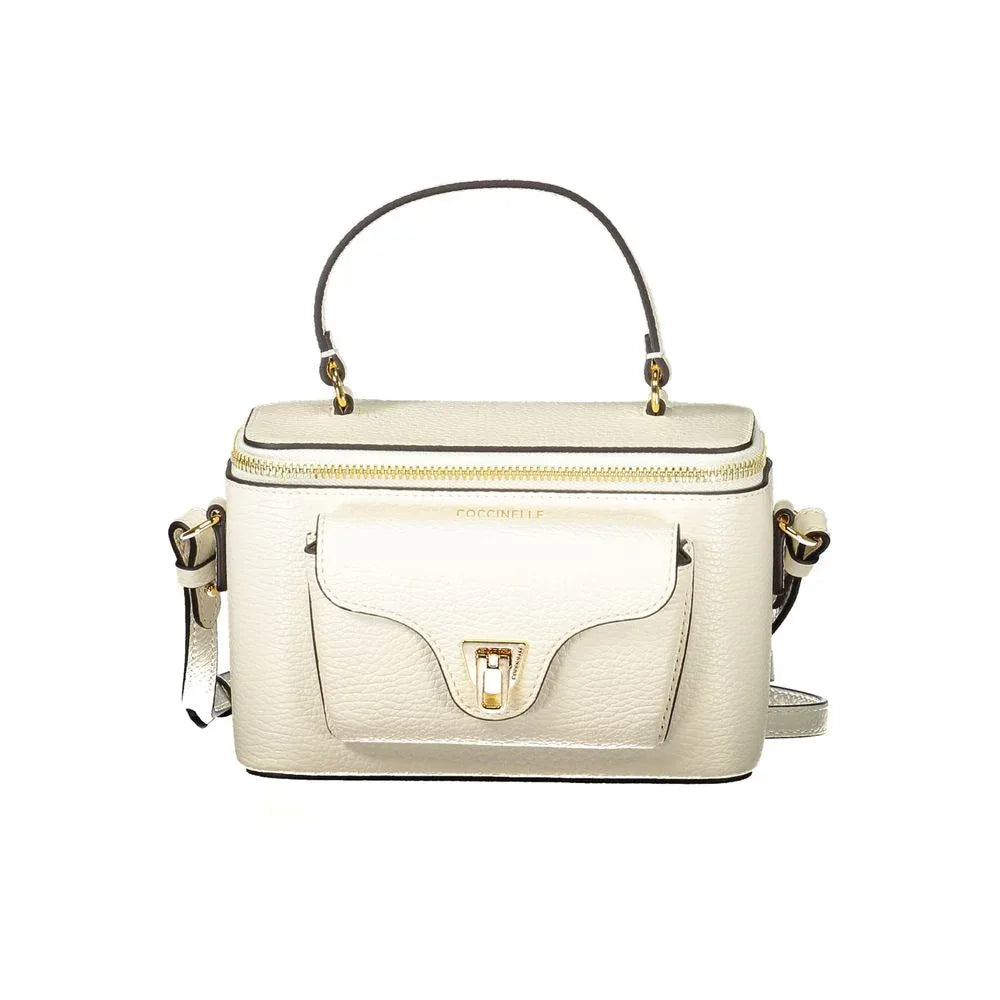 Coccinelle Bianco Pelle Women Handbag - Zeiniez