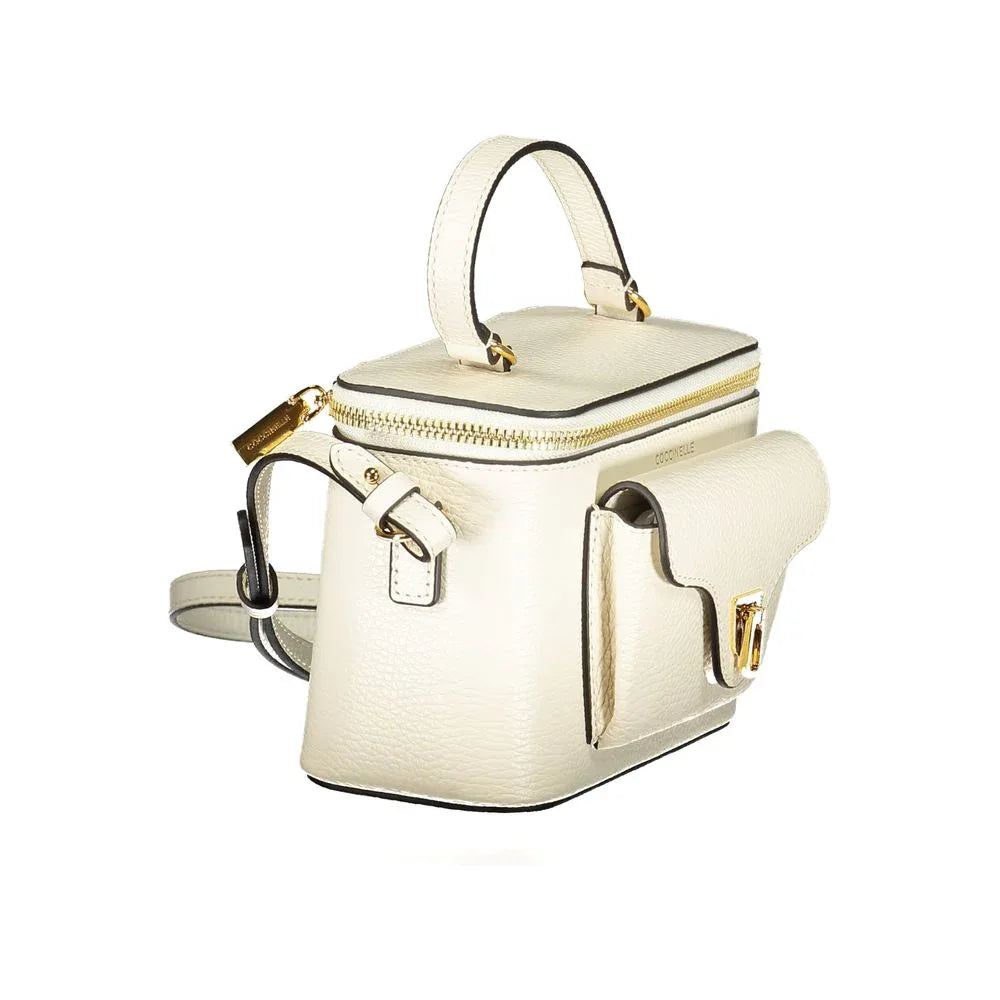 Coccinelle Bianco Pelle Women Handbag - Zeiniez