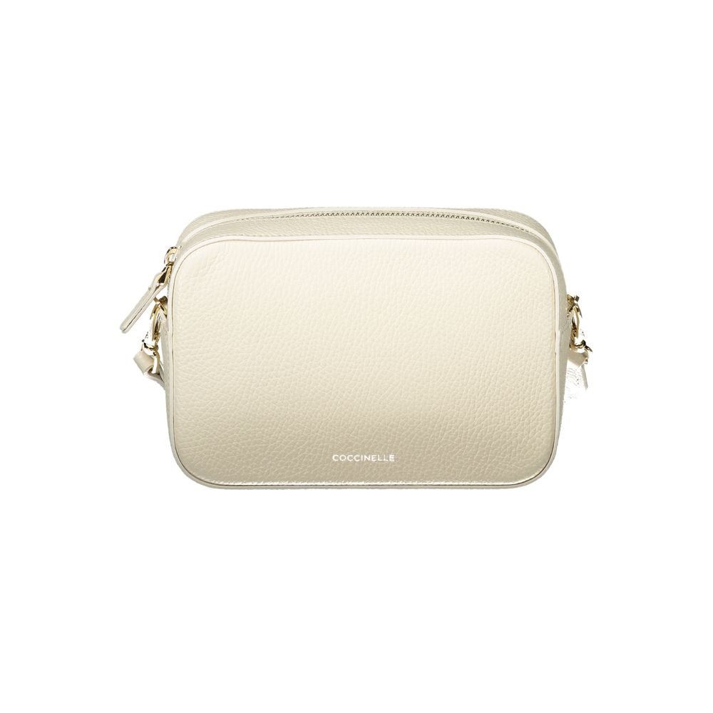 Coccinelle Bianco Leather Women Handbag