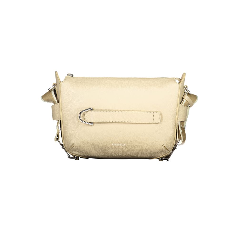 Coccinelle Beige Leather Women Handbag
