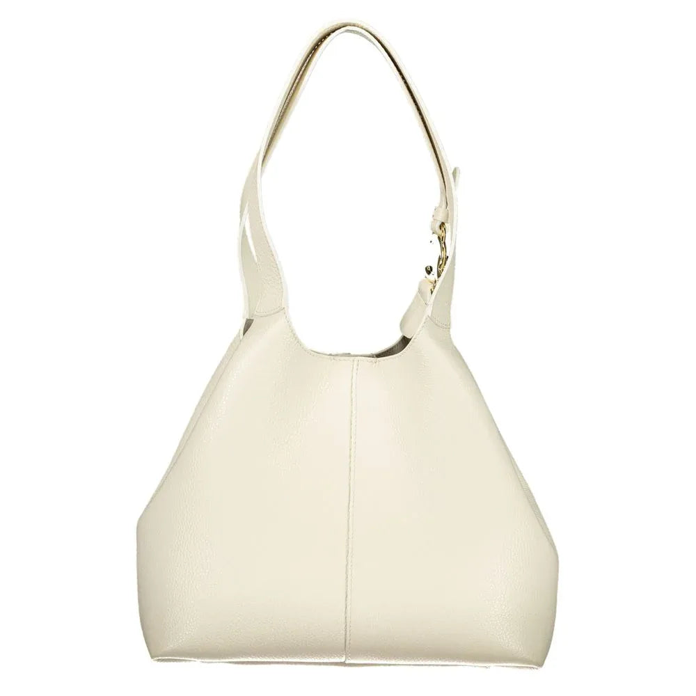Coccinelle Bianco Leather Women Handbag - Zeiniez