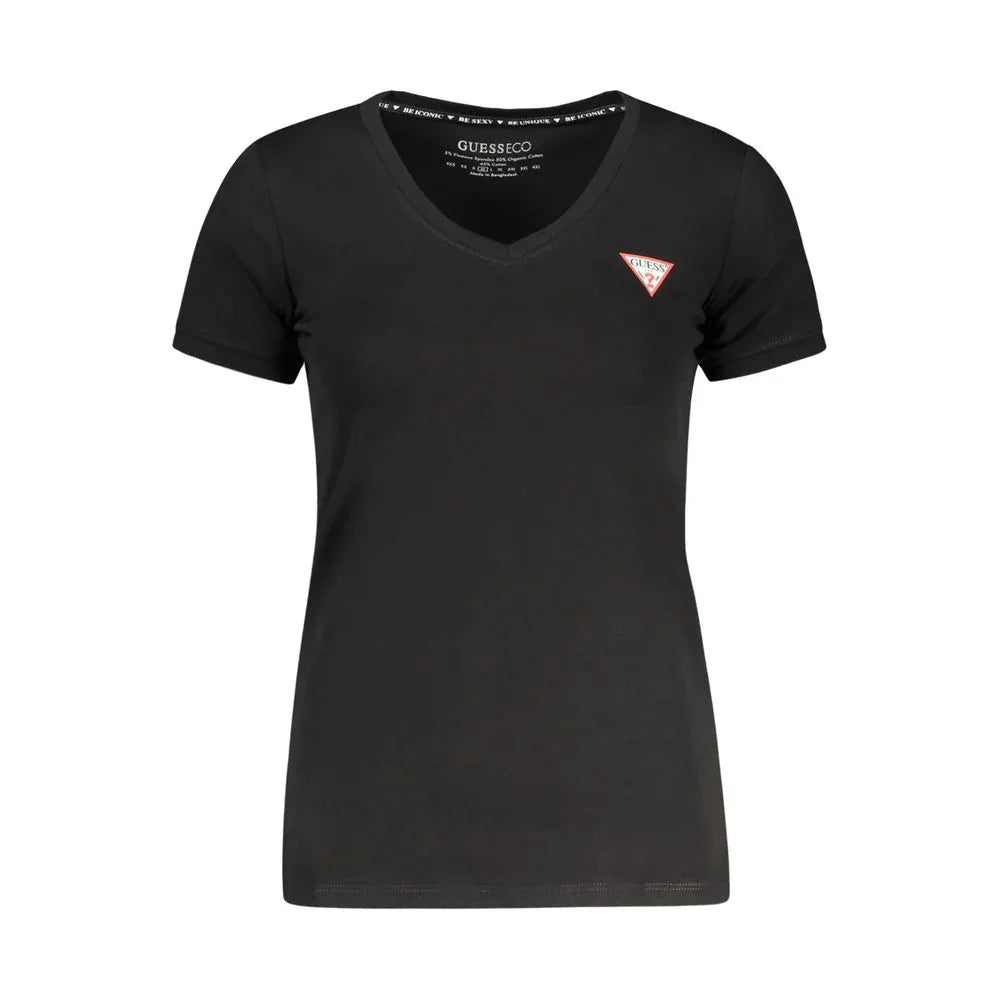 Guess Jeans Black Cotton Women's T-Shirt - Zeiniez