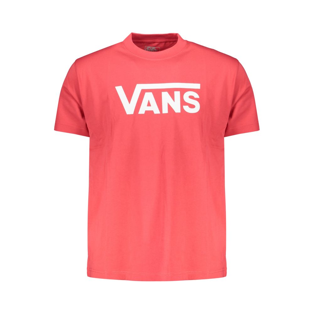 Vans Rosso Cotton Men T-Shirt