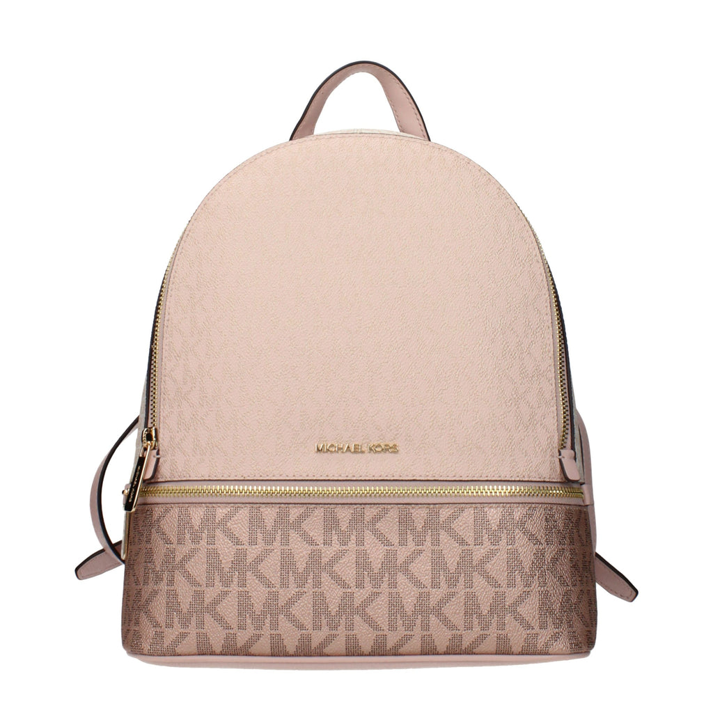 Michael Kors Pink Fabric Backpack