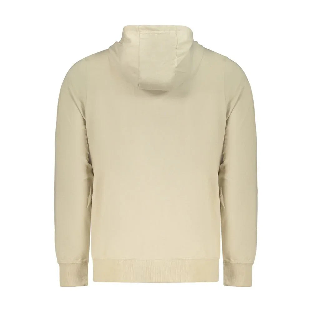 Norway 1963 Beige Cotton Men's Hooded Sweatshirt