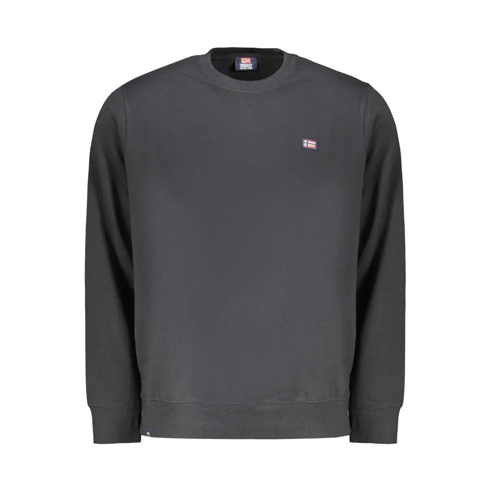 Norway 1963 Black Cotton Men Sweatshirt - Zeiniez