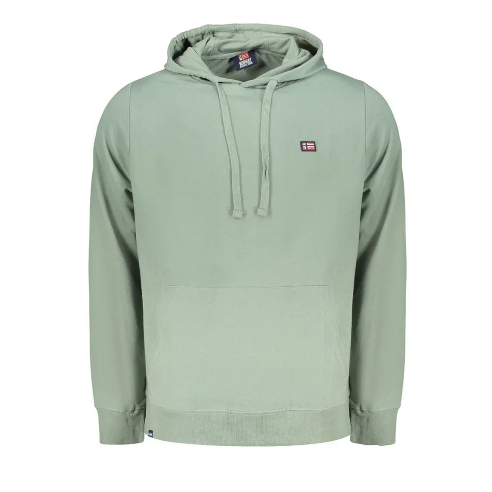 Norway 1963 Verde Cotton Men Sweatshirt - Zeiniez
