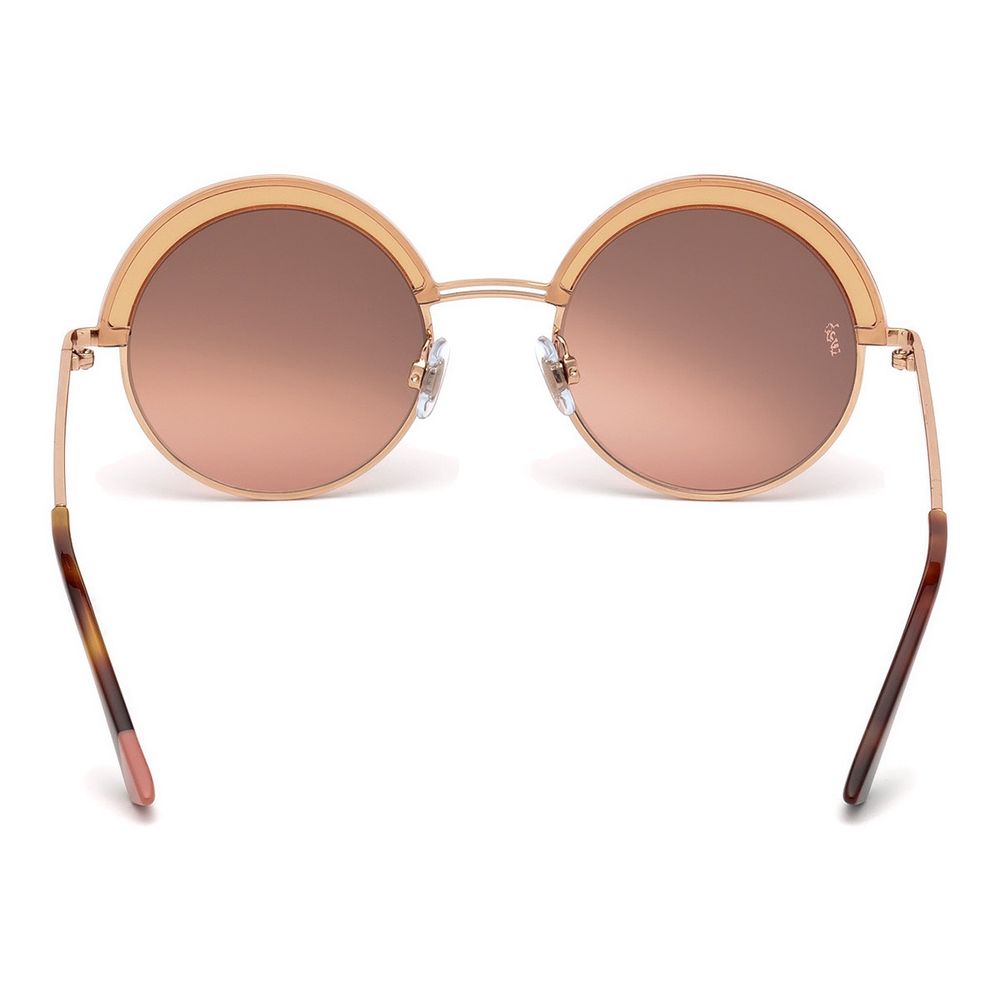 WEB EYEWEAR Gold Metal Sunglasses