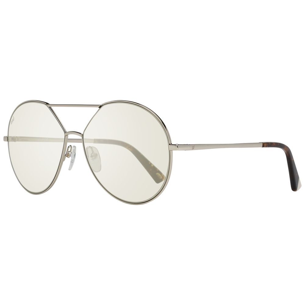 WEB EYEWEAR Gold Metal Sunglasses