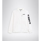 Diadora White Polyamide Shell Jacket