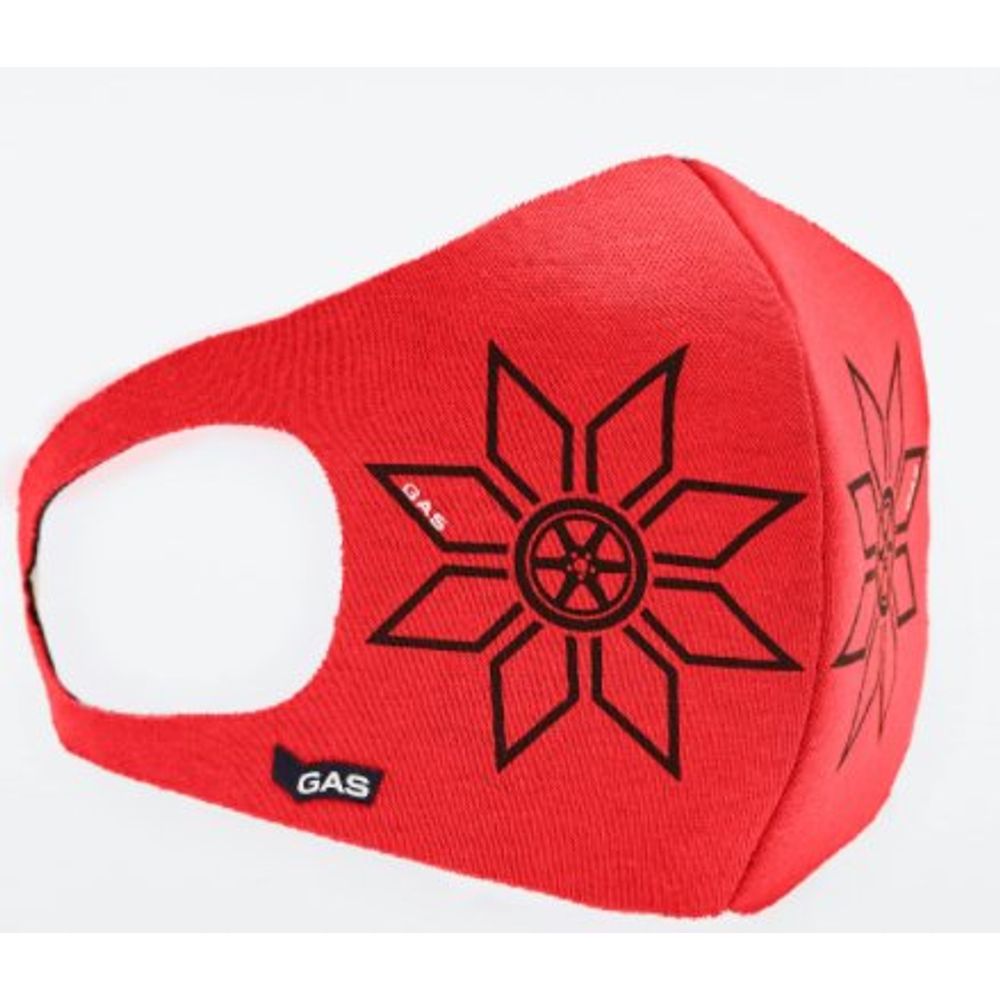 Gas Red Cotton Facemask