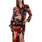 Moschino Multicolor Viscose Casual Dress