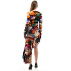 Moschino Multicolor Viscose Casual Dress