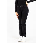 Gas Black Cotton Slim Fit Jeans