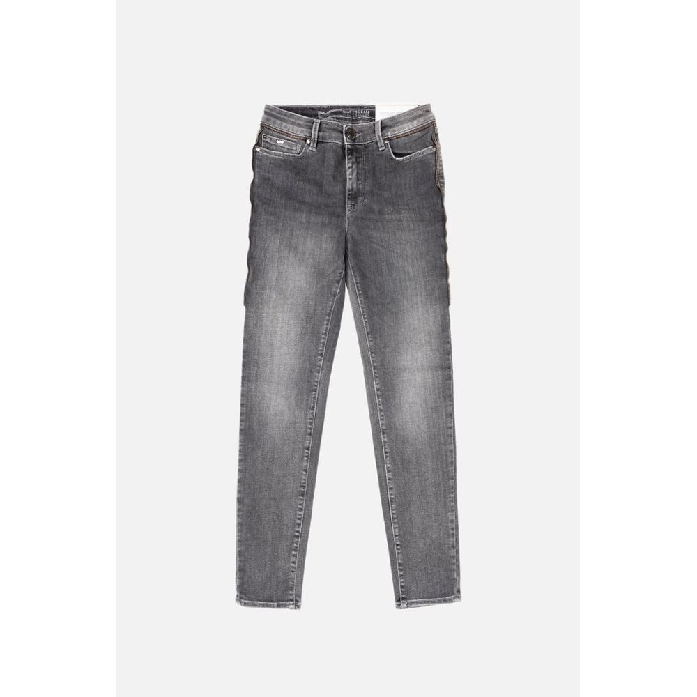Gas Gray Cotton Jeans Denim