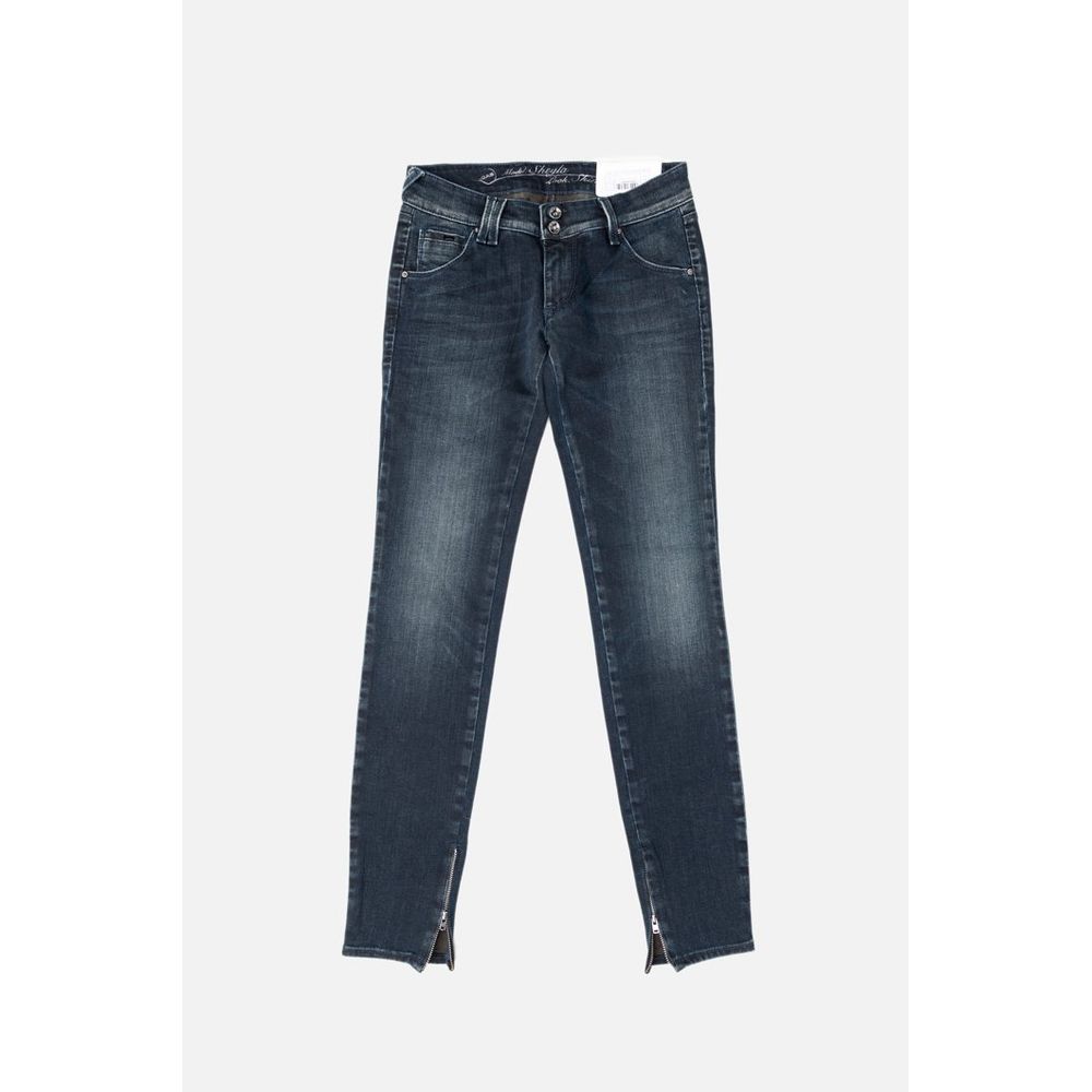 Gas Blue Cotton Jeans Denim