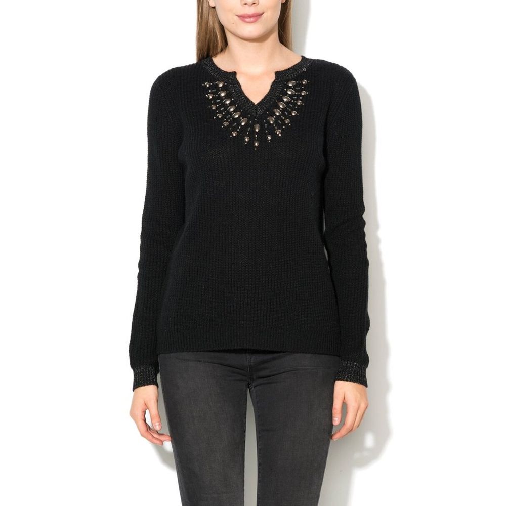 Gas Black Polyacrylic Sweatshirt