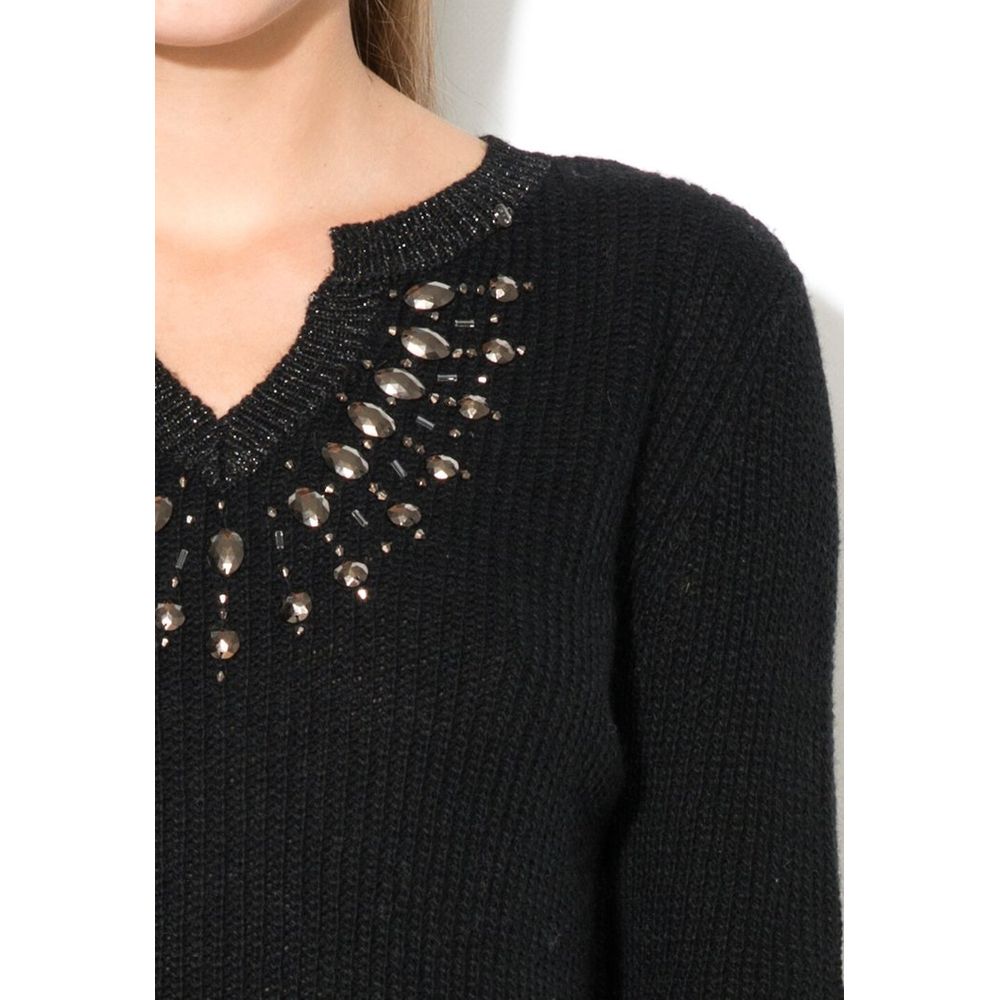 Gas Black Polyacrylic Sweatshirt