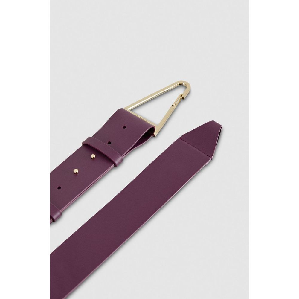 Patrizia Pepe Purple Calfskin Regular Belt