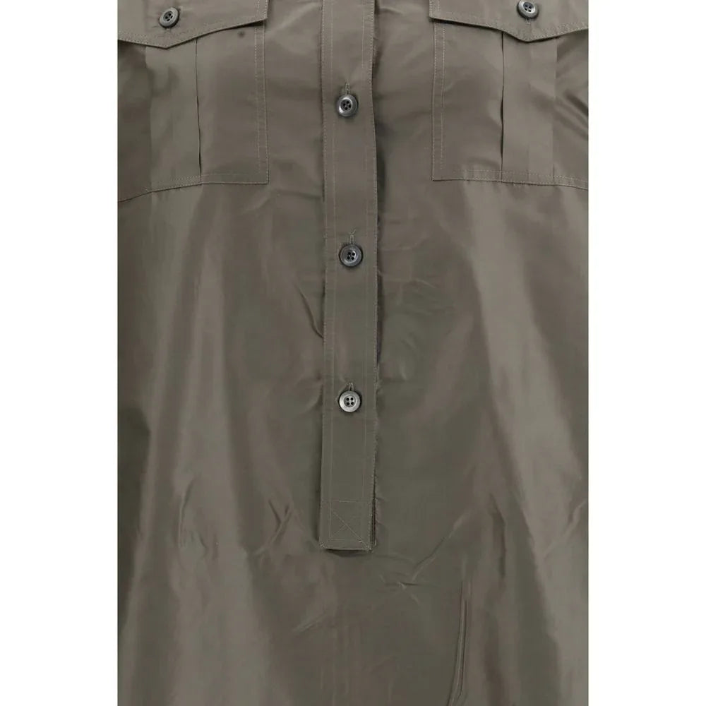 Prada Bicolor Silk Casual Dress