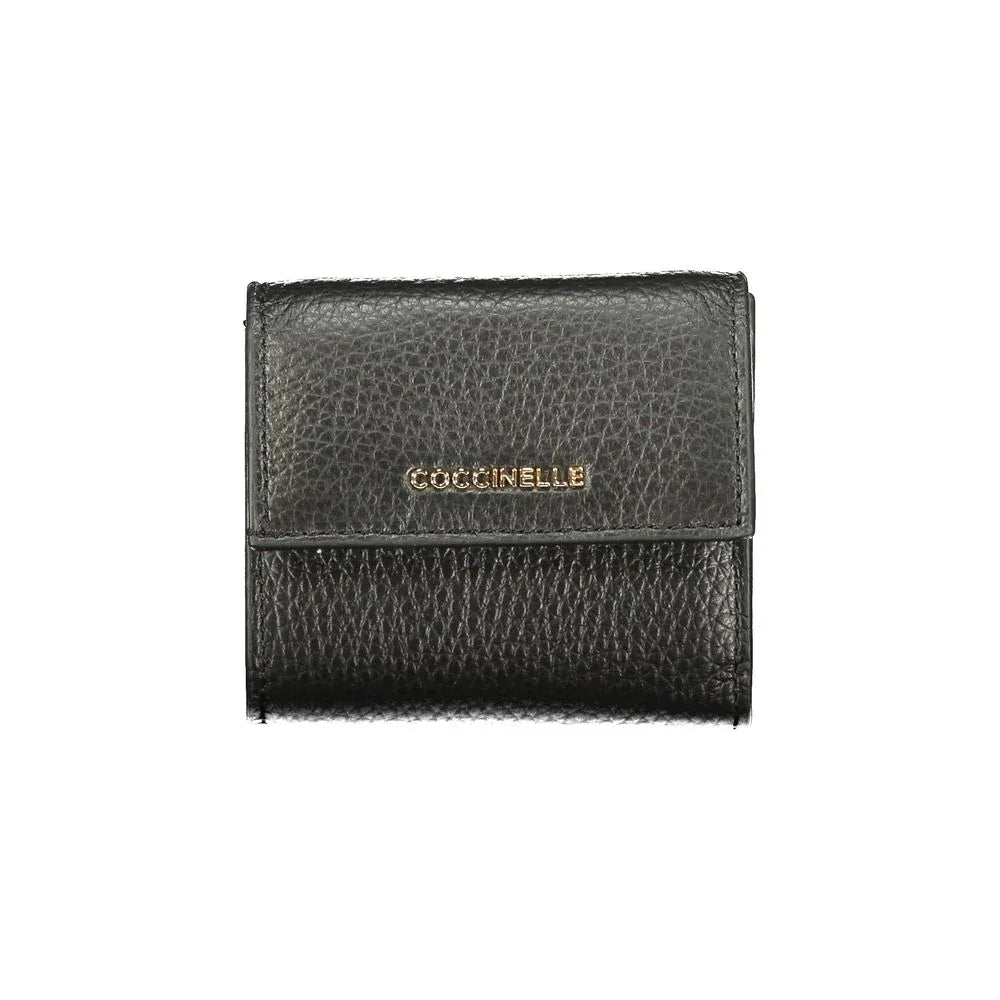 Coccinelle Black Leather Women Wallet - Zeiniez