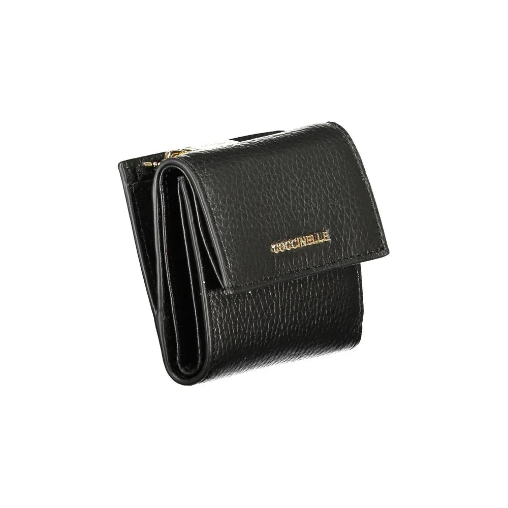 Coccinelle Black Leather Women Wallet - Zeiniez