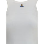 Vivienne Westwood White Cotton Tank Tops - Zeiniez