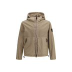 Stone Island Brown Polyamide Shell Jacket