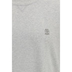 Brunello Cucinelli Gray Cotton T-Shirt