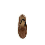 Versace Brown Lamb Ovis Aries Aries Slip-On Loafers - Zeiniez