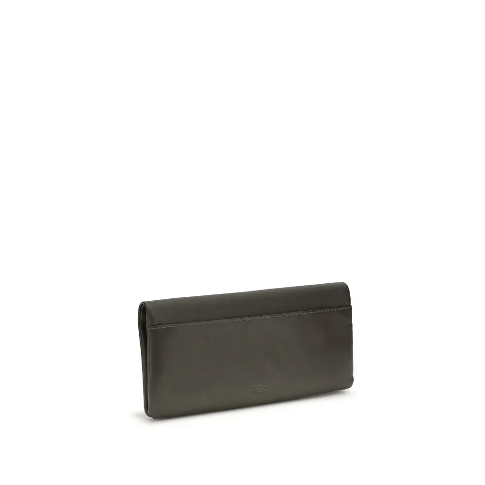 PINKO Bicolor Calf Leather Bos Taurus Clutch Bag - Zeiniez