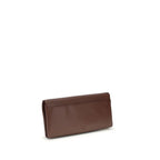 PINKO Bordeaux Calf Leather Bos Taurus Clutch Bag - Zeiniez