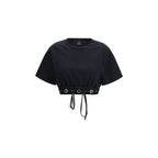 PINKO Black Cotton T-Shirt - Zeiniez