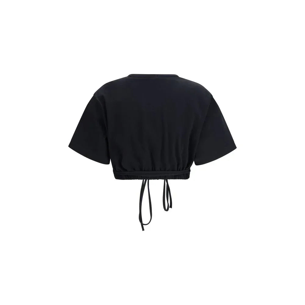 PINKO Black Cotton T-Shirt - Zeiniez
