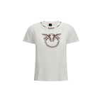 PINKO White Cotton T-Shirt