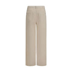 Brunello Cucinelli Beige Cotton Jeans Denim