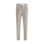 Brunello Cucinelli Beige Linen Casual Pants