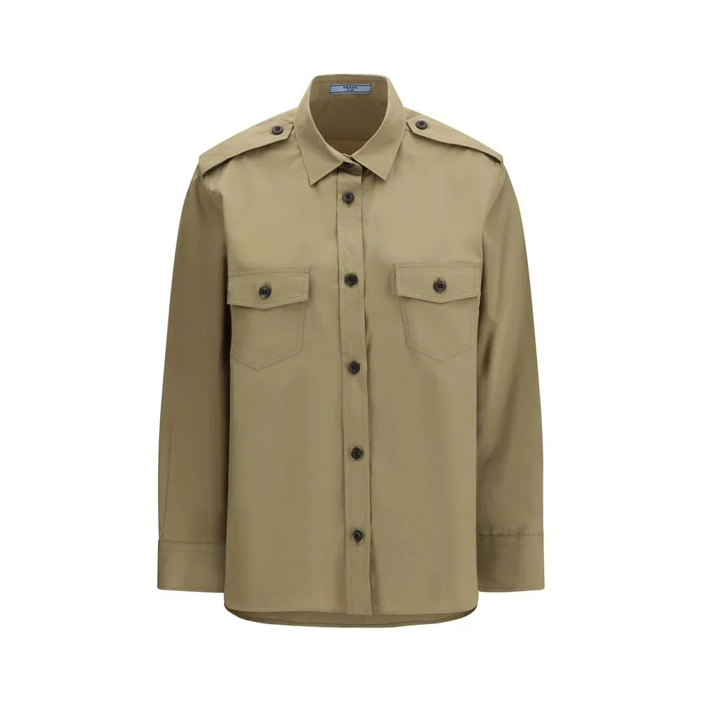 Prada Beige Cotton Shirt