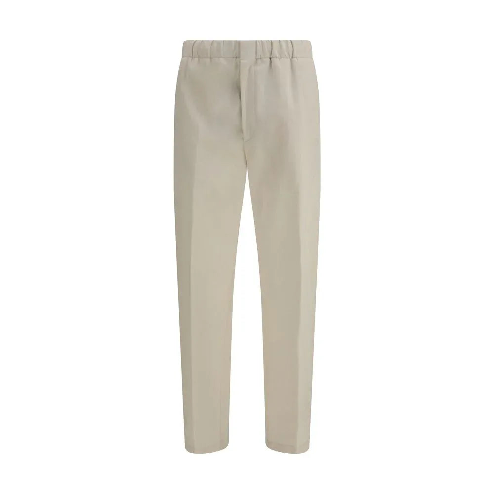 Lardini Beige Cotton Casual Pants