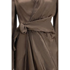 Rick Owens Brown Copper Casual Dress