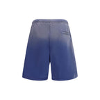 Moschino Blue Cotton Bermuda Shorts