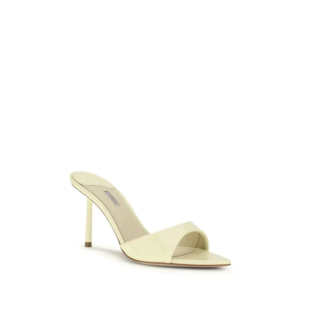 LE SILLA Bicolor Calf Leather Bos Taurus Stiletto Heel Sandals - Zeiniez