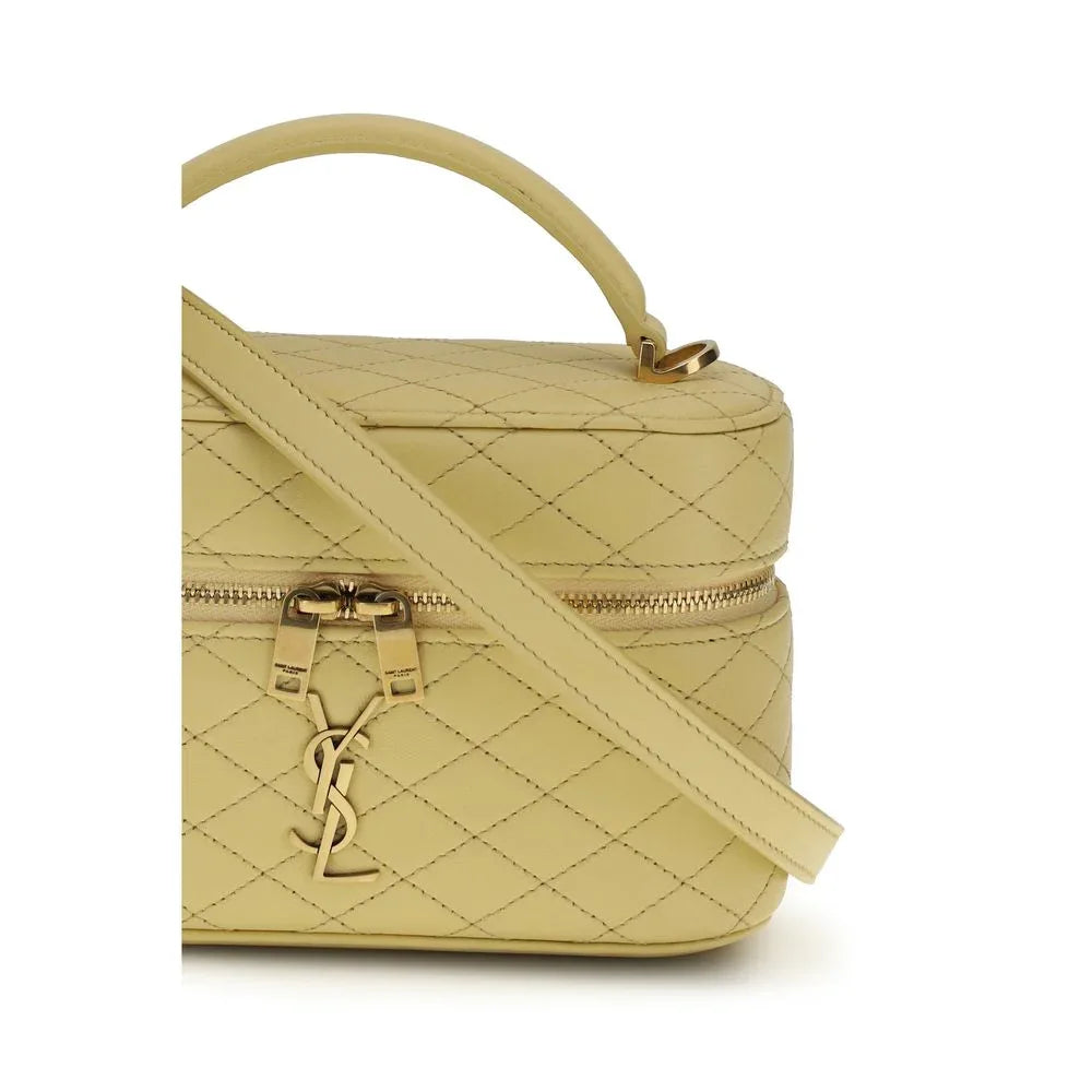 Saint Laurent Bicolor Calf Leather Bos Taurus Shoulder Bag