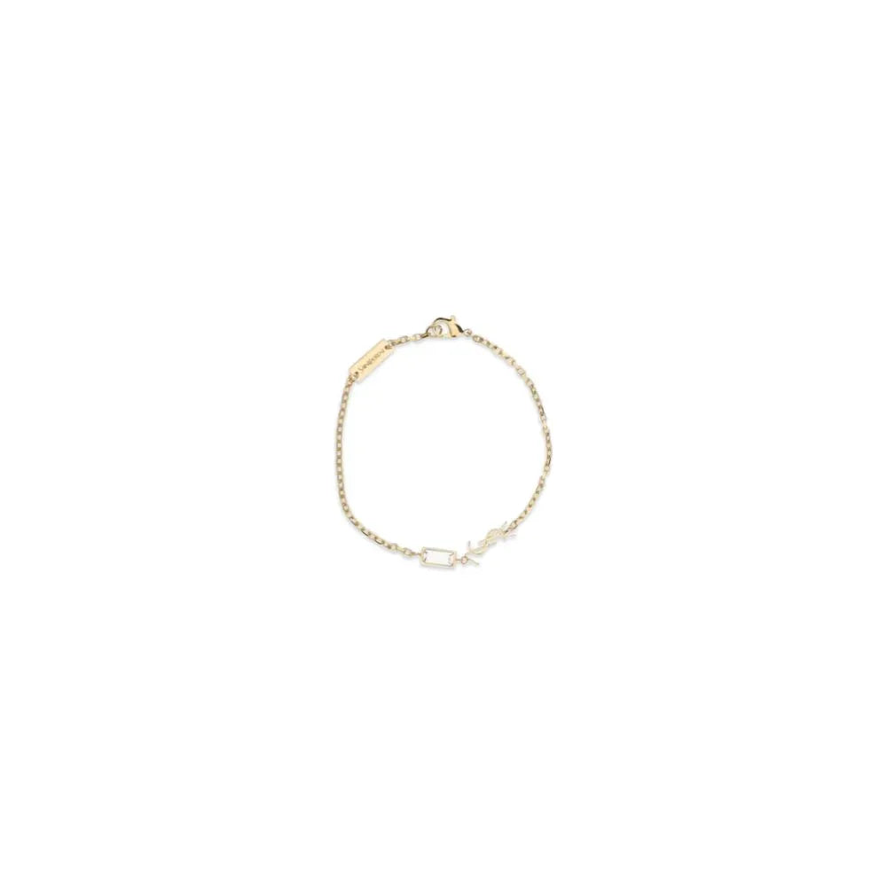 Saint Laurent Gold Metal Bracelet